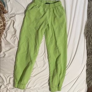 RARE Brandy Melville green joggers
